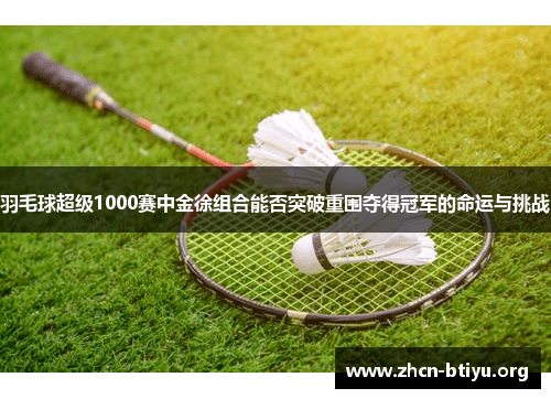 羽毛球超级1000赛中金徐组合能否突破重围夺得冠军的命运与挑战