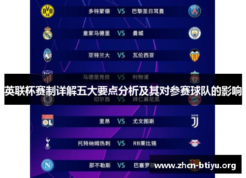 英联杯赛制详解五大要点分析及其对参赛球队的影响